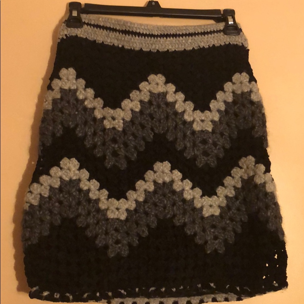 Rag and bone crochet skirt